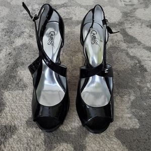 Carlos Believe 2 - Black Classic Mary Jane Pumps - 4" Heels - Size 10